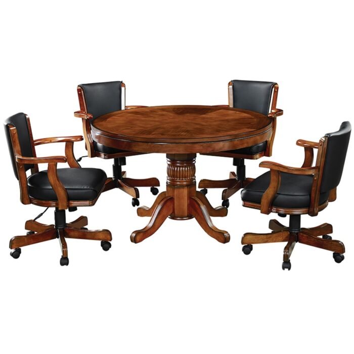 RAM Game Room 48" Game Table - Chestnut - Image 3