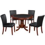 RAM Game Room 48" 2 IN 1 GAME TABLE x 4 DINING/GAME CHAIRS - Image 12