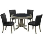 RAM Game Room 48" 2 IN 1 GAME TABLE x 4 DINING/GAME CHAIRS - Image 10