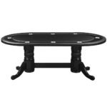 RAM Game Room GTBL84 BLK 84" Texas Hold’em Poker Table