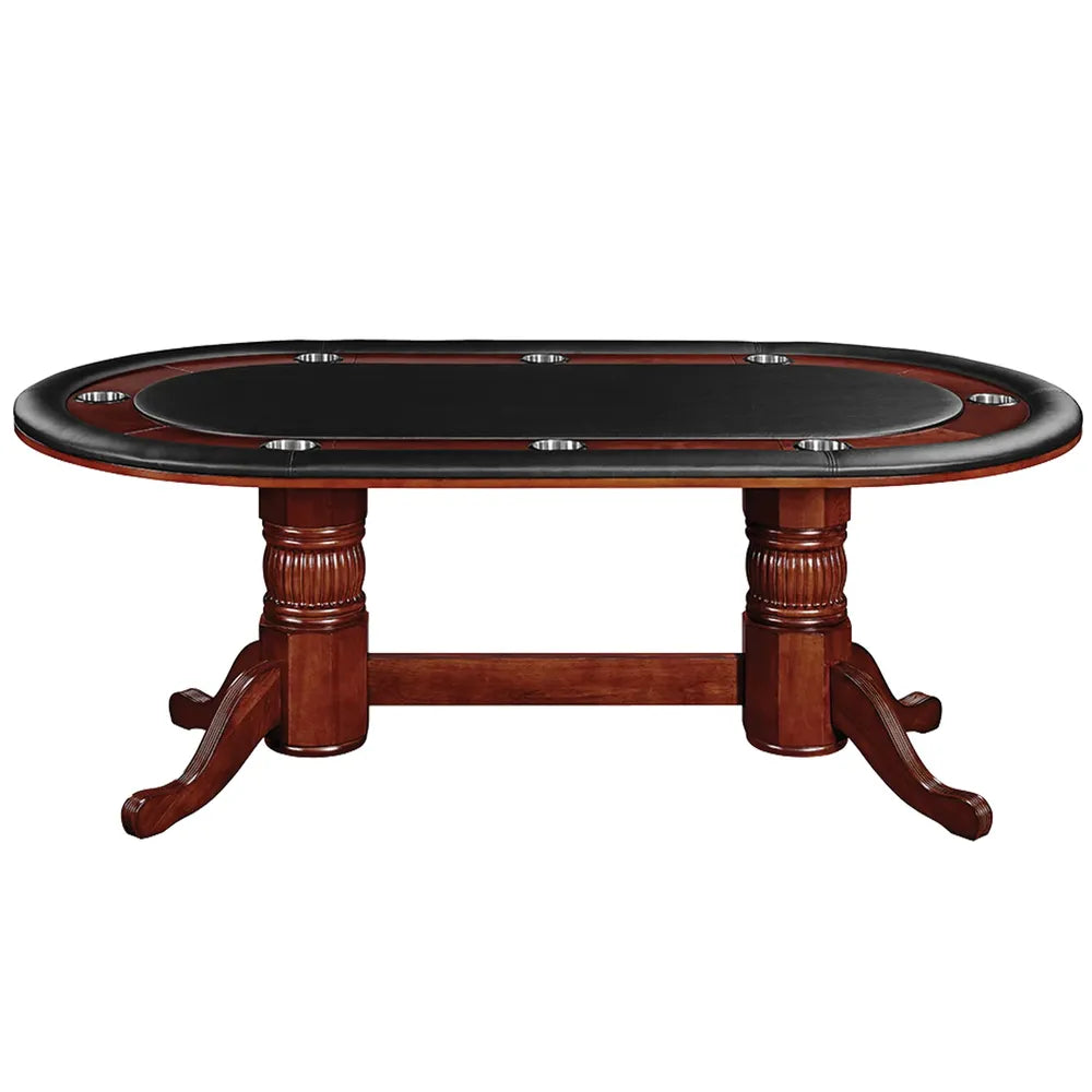 RAM Game Room GTBL84 ET padded vinyl playing surface detail removable stainless cup holders