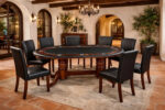 RAM Game Room GTBL84 ET 84" Texas Hold’em Poker Table - Image 2