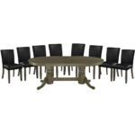 RAM Game Room 84" TEXAS HOLD'EM GAME TABLE x 8 DINING/GAME CHAIRS (Comes With Dining Top) - Image 10