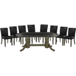 RAM Game Room 84" TEXAS HOLD'EM GAME TABLE x 8 DINING/GAME CHAIRS (Comes With Dining Top) - Image 9