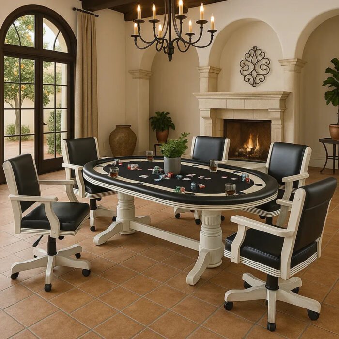 RAM Game Room GTBL84 AW Texas Hold’em Poker Table - Image 2