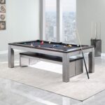 Playcraft Genoa 7' Slate Pool Table with Dining Top - Image 4