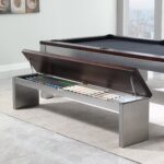 Playcraft Genoa 7' Slate Pool Table with Dining Top - Image 8