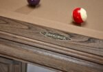 Brunswick Glenwood 7ft American Pool Table with Tapered Leg - Coffee - Image 3