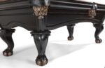 Brunswick Glenwood 8ft American Pool Table - Talon Ball And Claw Leg - Black With Coffee - Image 6