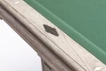 Brunswick Glenwood 8ft American Pool Table with Tapered Leg - Rustic Grey - Image 2