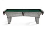 Brunswick Glenwood 8ft American Pool Table with Tapered Leg - Rustic Grey - Image 7