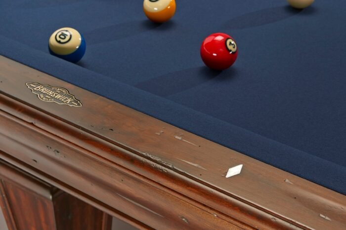 Brunswick Glenwood 8ft American Pool Table with Ball And Claw Leg - Tuscana - Image 2
