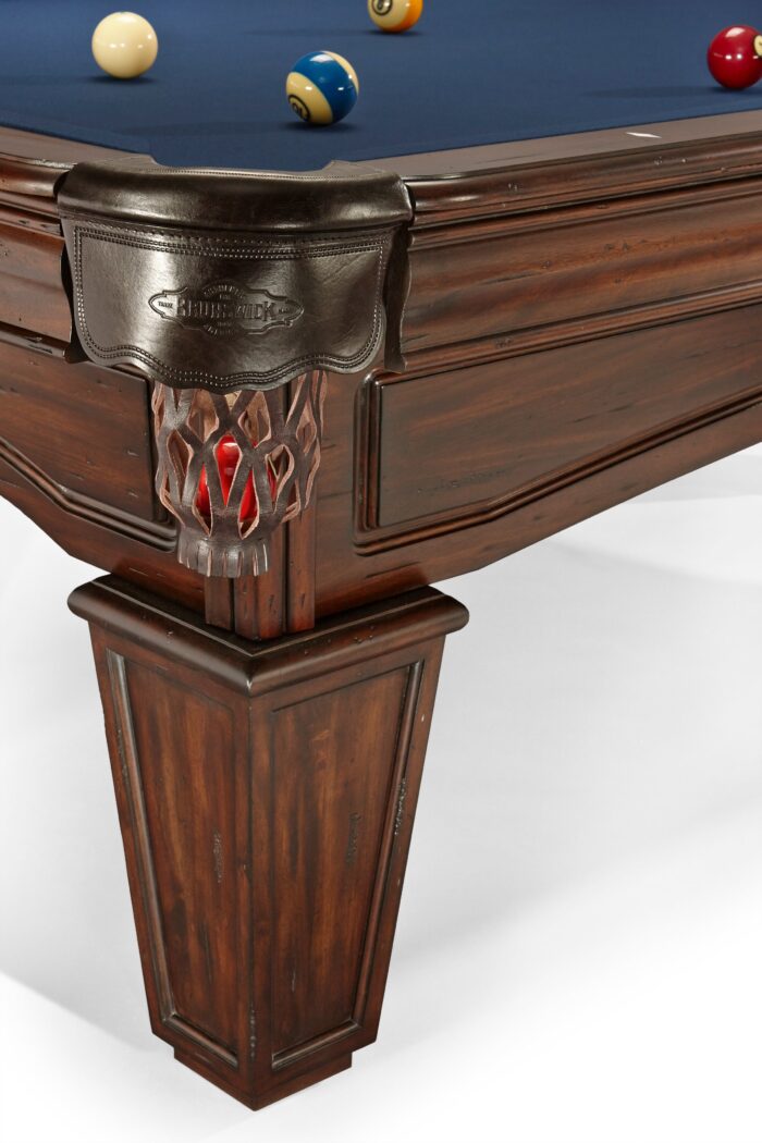 Brunswick Billiards Glenwood 8' Slate Pool Table in Tuscana w/ Tapered Legs - Image 3