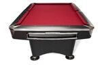 Brunswick Billiards Gold Crown VI 9' Slate Pool Table in Matte Black w/ Gully Return - Image 3