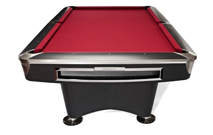 Brunswick Gold Crown VI 9ft American Pool Table With Drop Pocket - Matte Black - Image 2