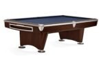 Brunswick Gold Crown VI 8ft American Pool Table With Gully Return - Two Tone Walnut and Espresso - Image 8