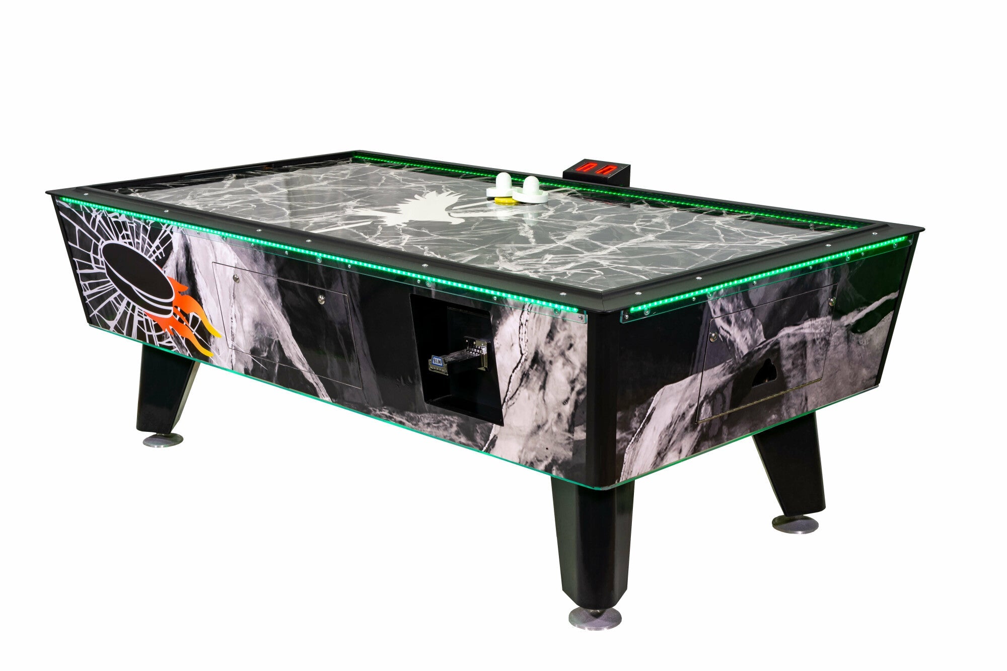 GreatAmericanBlackIce Great American 8' Black Ice Air Hockey - Image 1