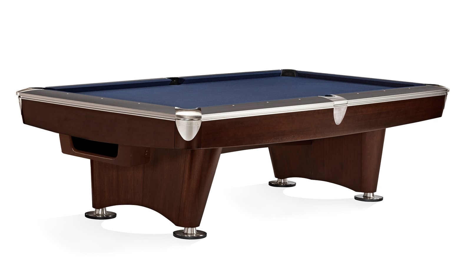 Gullyoption8foot_580bcb6e-c077-4ccc-91f2-fffa7854366f Brunswick Billiards Gold Crown VI 9' Slate Pool Table in Skyline Walnut/Espresso w/ Gully Return - Image 1