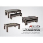 Atomic Hampton 7' 3-in-1 Dining Table with Billiards and Table Tennis - Image 3
