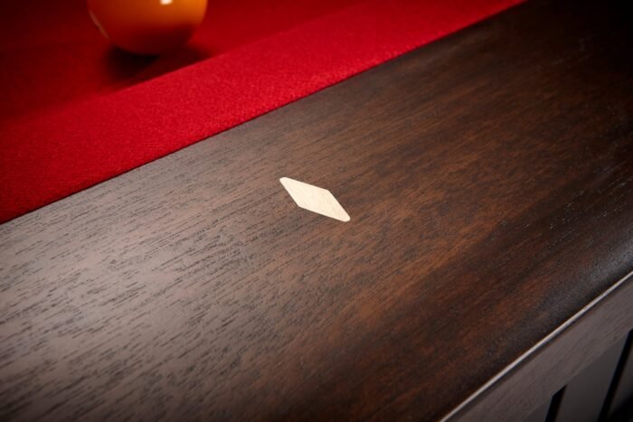 Brunswick The Henderson 8ft American Pool Table - Matt Black And Walnut - Image 3