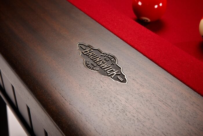 Brunswick The Henderson 8ft American Pool Table - Matt Black And Walnut - Image 4