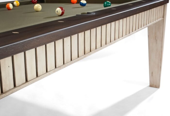 Brunswick The Henderson 8ft American Pool Table - Aged Linen And Walnut - Image 2