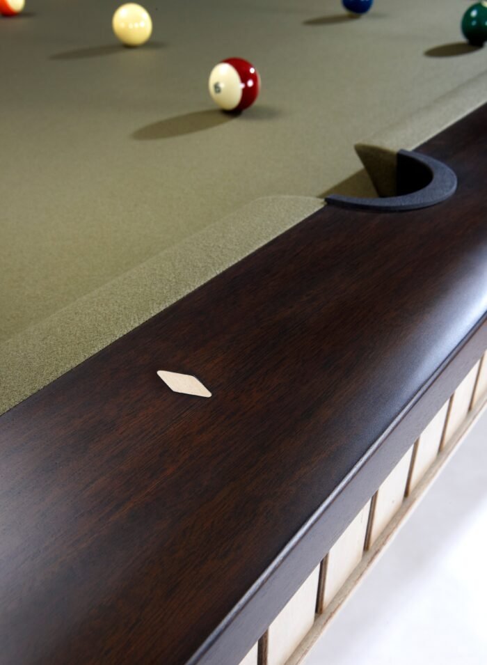 Brunswick The Henderson 8ft American Pool Table - Aged Linen And Walnut - Image 5