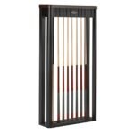 Brunswick The Henderson Wall Cue Rack - Matt Black And Walnut (add on)