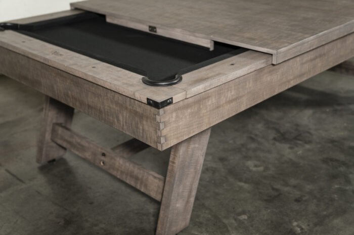 Nixon Hunter 8' Slate Pool Table in Antique Finish w/ Dining Top Option - Image 10