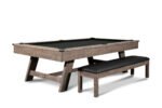 Nixon Hunter 8' Slate Pool Table in Antique Finish w/ Dining Top Option - Image 7