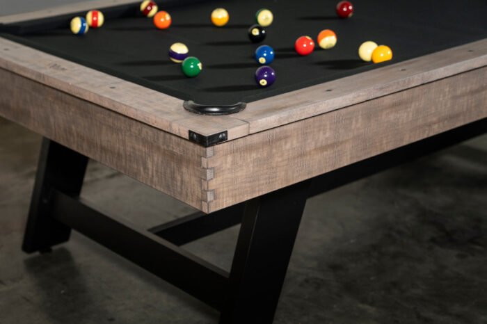 Nixon Hunter 8' Slate Pool Table in Antique Finish w/ Dining Top Option - Image 13