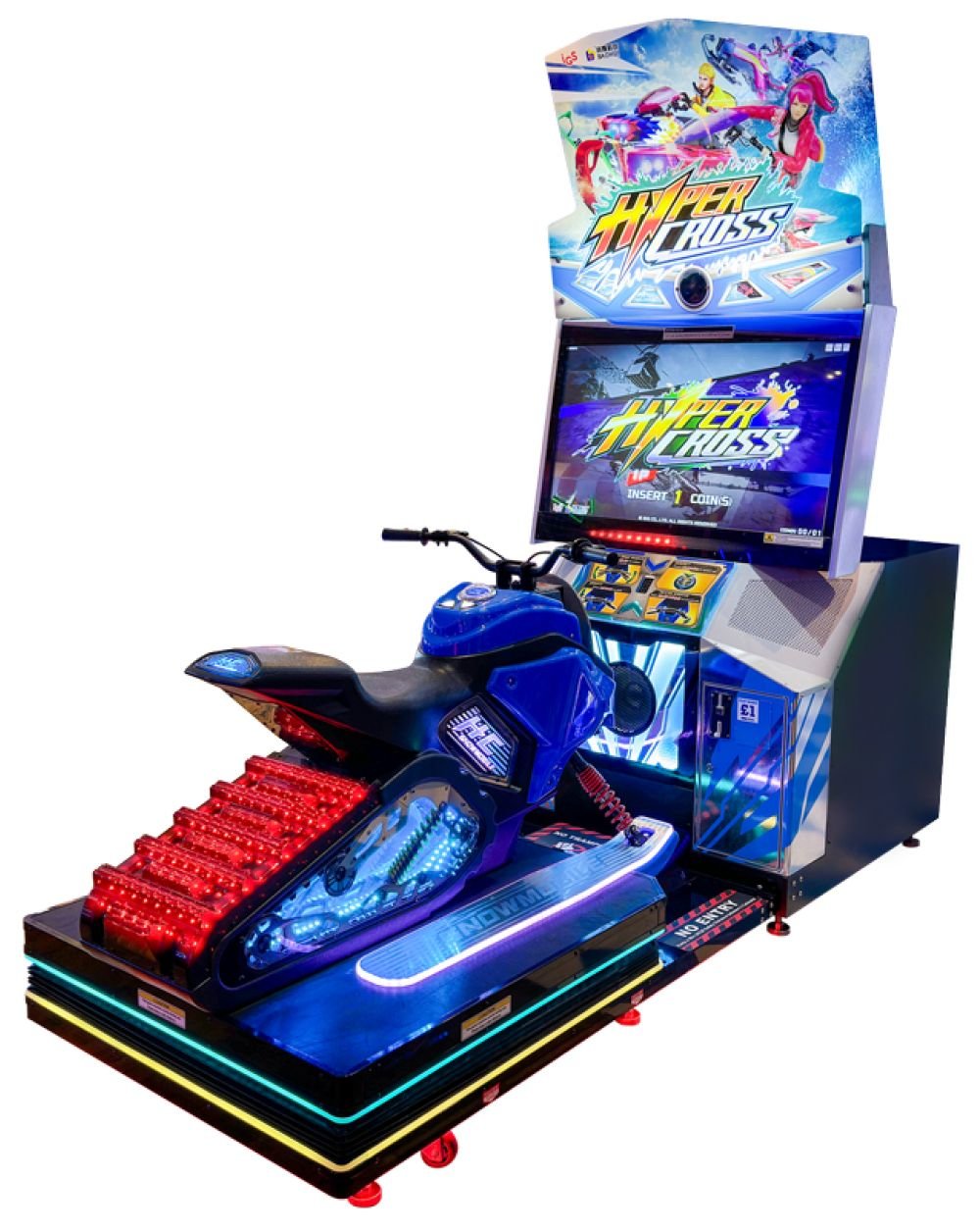 Hypercross_1_Player_Cabinet Sega Hyper Cross Motion Single Player - Image 1
