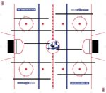 San Jose Sharks NHL Super Chexx Pro Bubble Hockey - Image 2