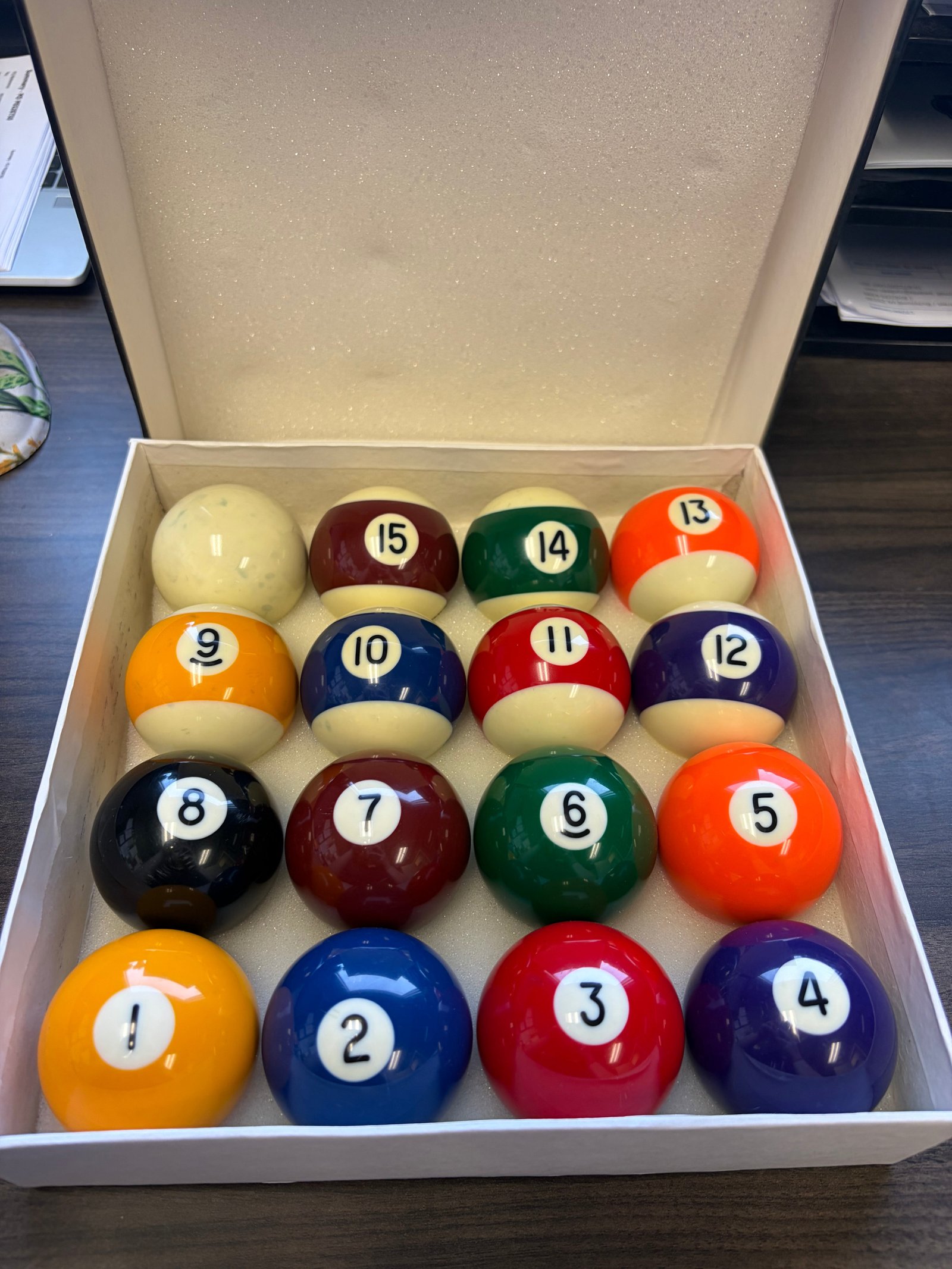 IMG_1109 Pre-Owned Crest Professional Billiard Ball Set - Image 1