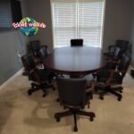 RAM Game Room 84" Texas Hold'em Game Table with Dining Top - Cappuccino - Image 7