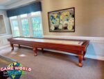 Playcraft Charles River 16'  Pro-Style Shuffleboard Table in Chestnut - Image 2
