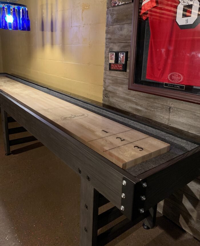 Playcraft 12' Saybrook Shuffleboard Table in Weathered Midnight - Image 5