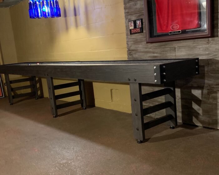 Playcraft 12' Saybrook Shuffleboard Table in Weathered Midnight - Image 3