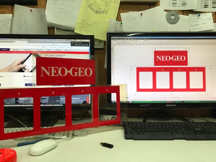 Neo Geo big red 4 Slot full art Kit MVS2-4 - Image 9