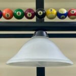 Game Room White Billiard Ball Light