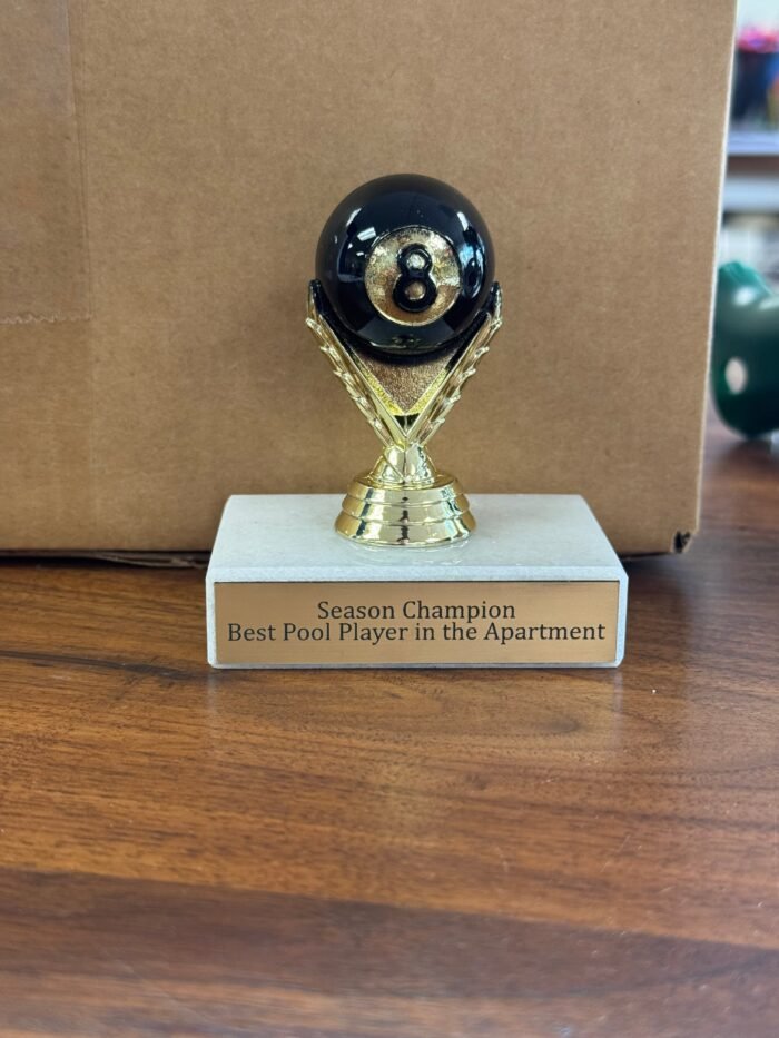 8-Ball Trophy Figure 2 ½” - Image 2