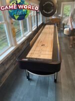 Playcraft Telluride 16' Pro Style Shuffleboard Table in Espresso with optional Overhead Electronic Scoring - Image 6