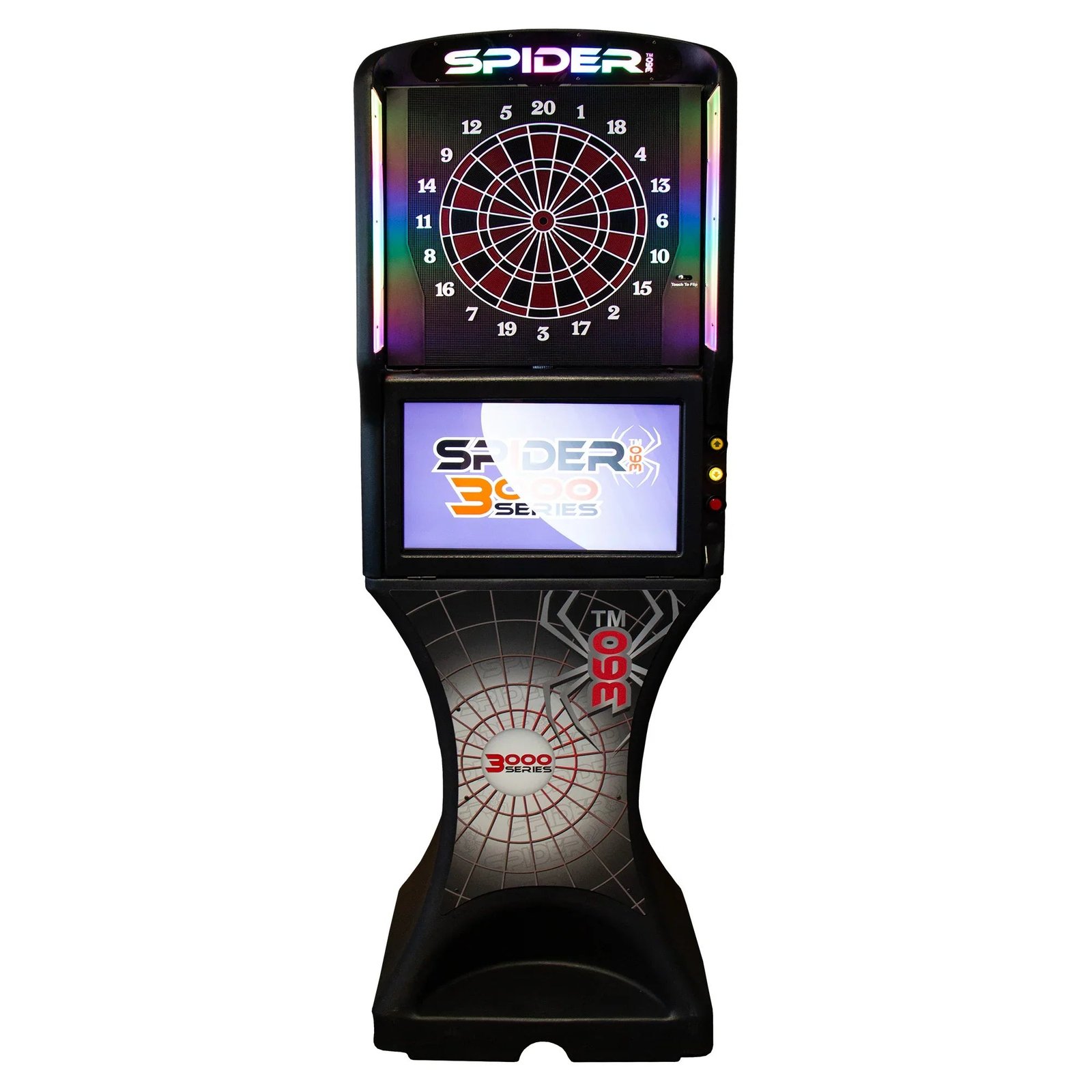 IMG_8551_2000x_bbe34f31-5264-4977-a616-d21b4474c88a Arachnid Spider360 3000 Series Premium Dual-Head Electronic Dartboard (Touch to Flip) - Image 1