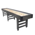 Playcraft 12' Saybrook Shuffleboard Table in Weathered Midnight