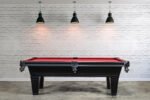 Nixon Milly 8' Slate Pool Table in Black - Image 3