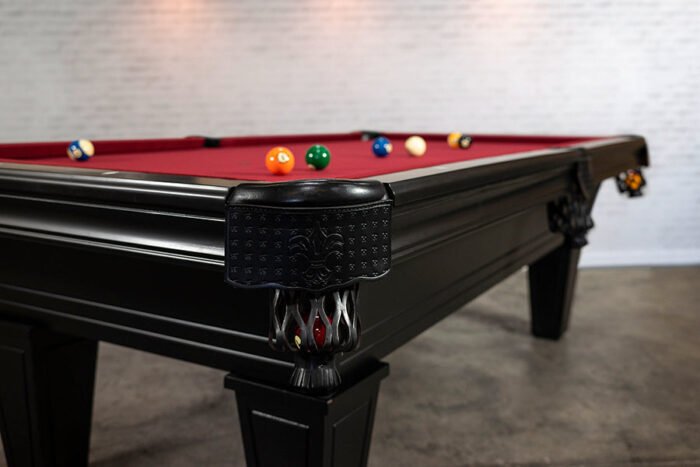 Nixon Milly 8' Slate Pool Table in Black - Image 5