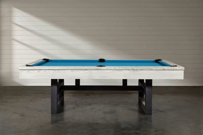 Nixon Mckay Slate Pool Table 8' Slate Pool Table in Whitewash Finish - Image 15