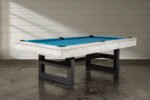 Nixon Mckay Slate Pool Table 8' Slate Pool Table in Whitewash Finish - Image 5