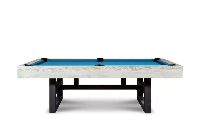 Nixon Mckay Slate Pool Table 8' Slate Pool Table in Whitewash Finish - Image 4