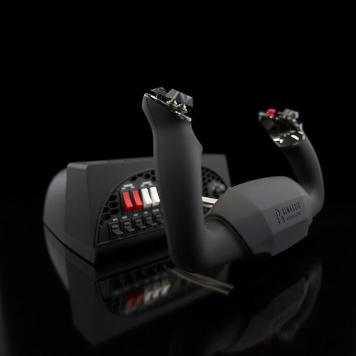 Flight Simulator Starter Set Yoke Throttle Pedals - Image 3